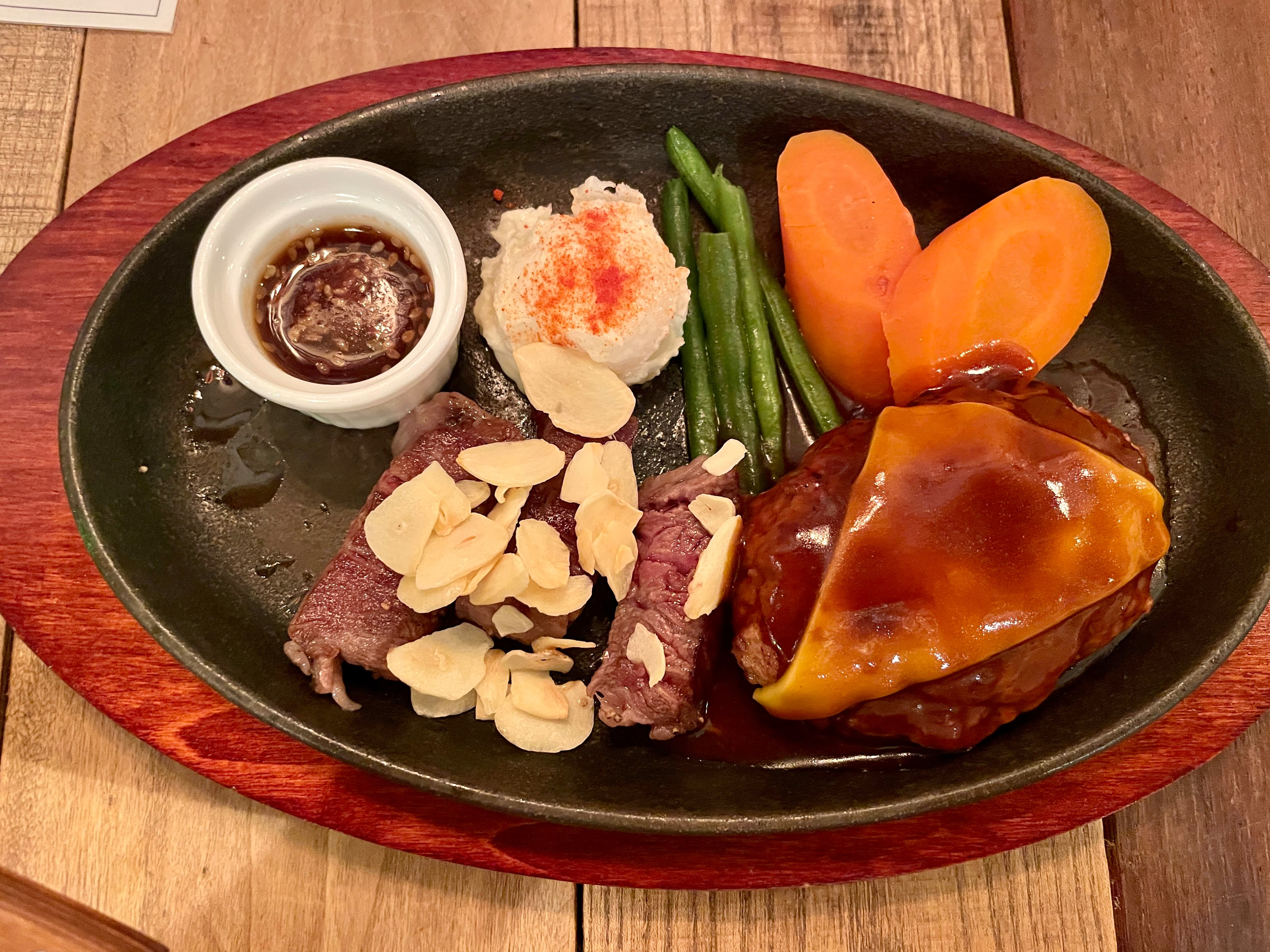 肉とハンバーグ